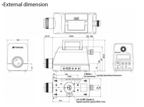 BM-7AC External Dimension